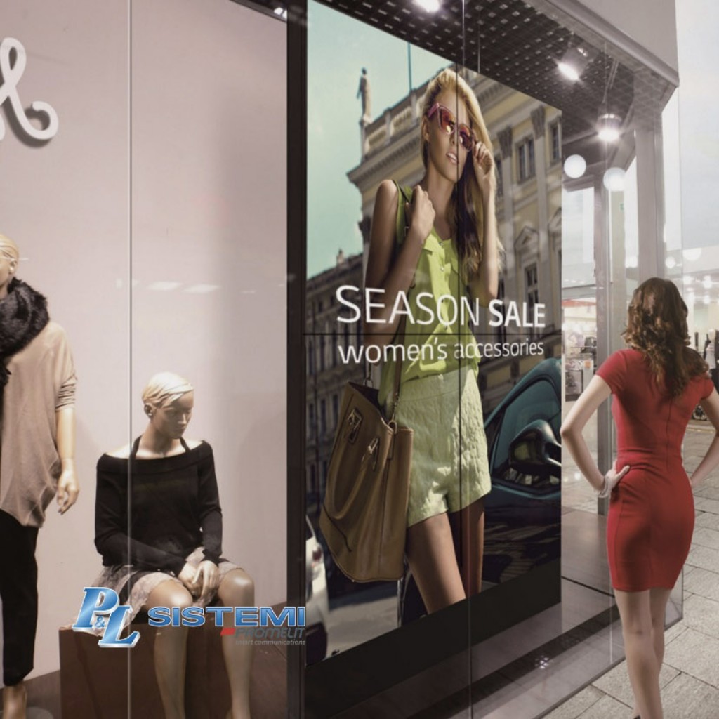 Monitor pubblicitari Digital Signage per vetrine e negozi • Treviscalcolo